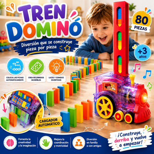 Juego de Tren Domino con sonido