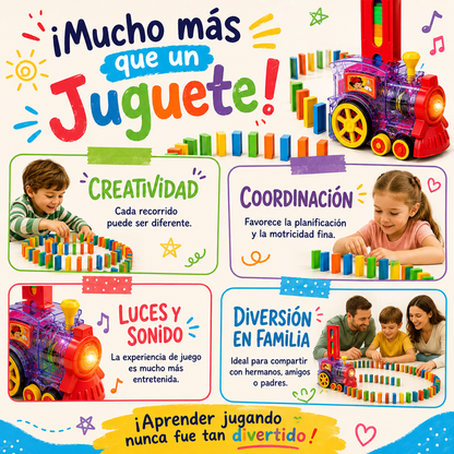 Juego de Tren Domino con sonido