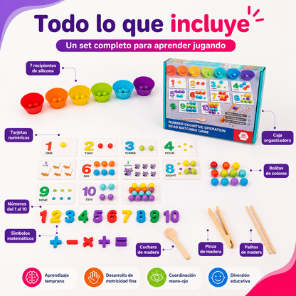 JUEGO DE MATEMATICAS MONTESSORI  NIÑOS