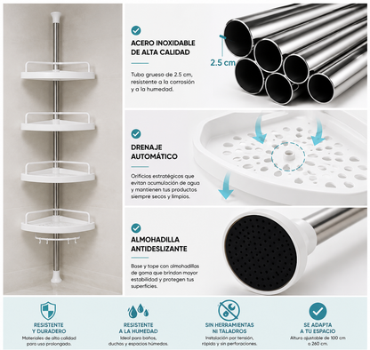 Organizador Esquinero De Baño