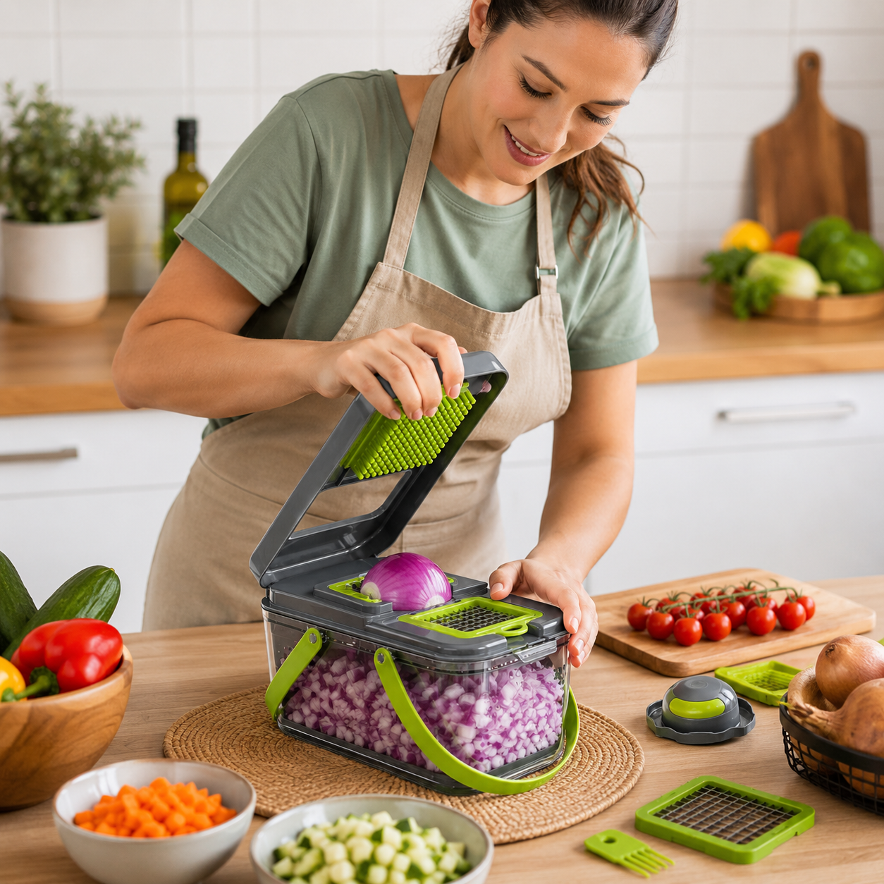 Picador y Rayador de verduras